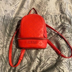 All Red Guess Bag